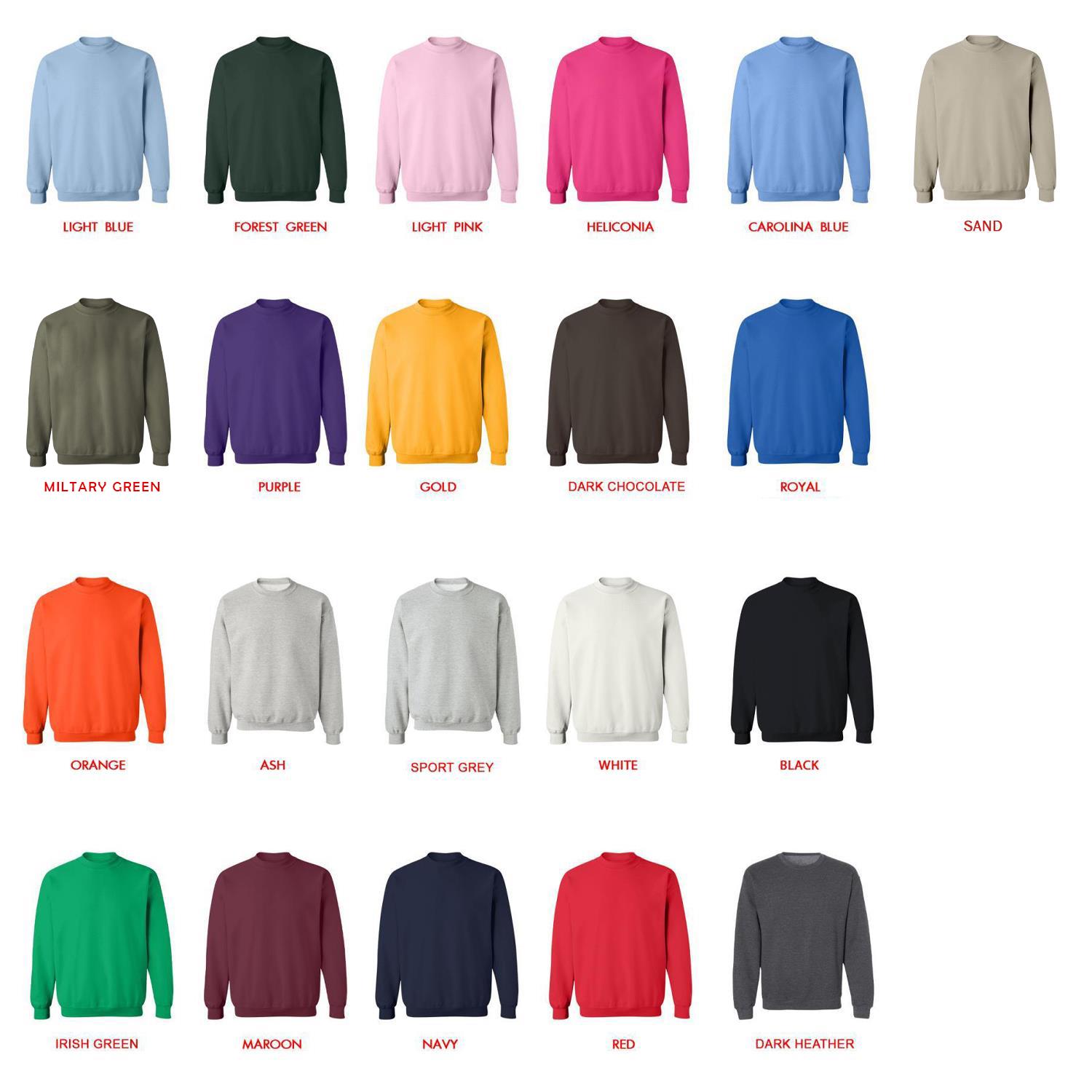 sweatshirt color chart - Ghost In The Shell Merch
