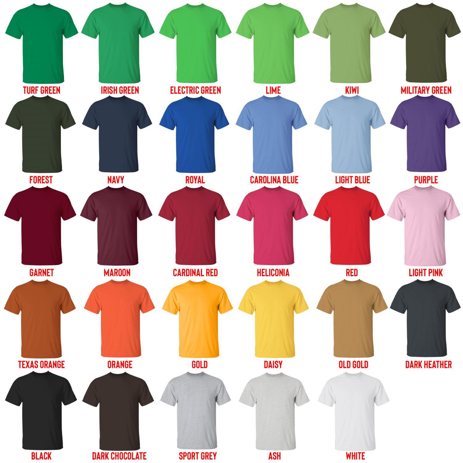 t shirt color chart - Ghost In The Shell Merch