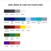 tank top color chart - Ghost In The Shell Merch