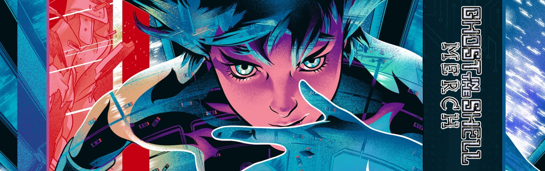 Ghost In The Shell Merch Banner 1 - Ghost In The Shell Merch