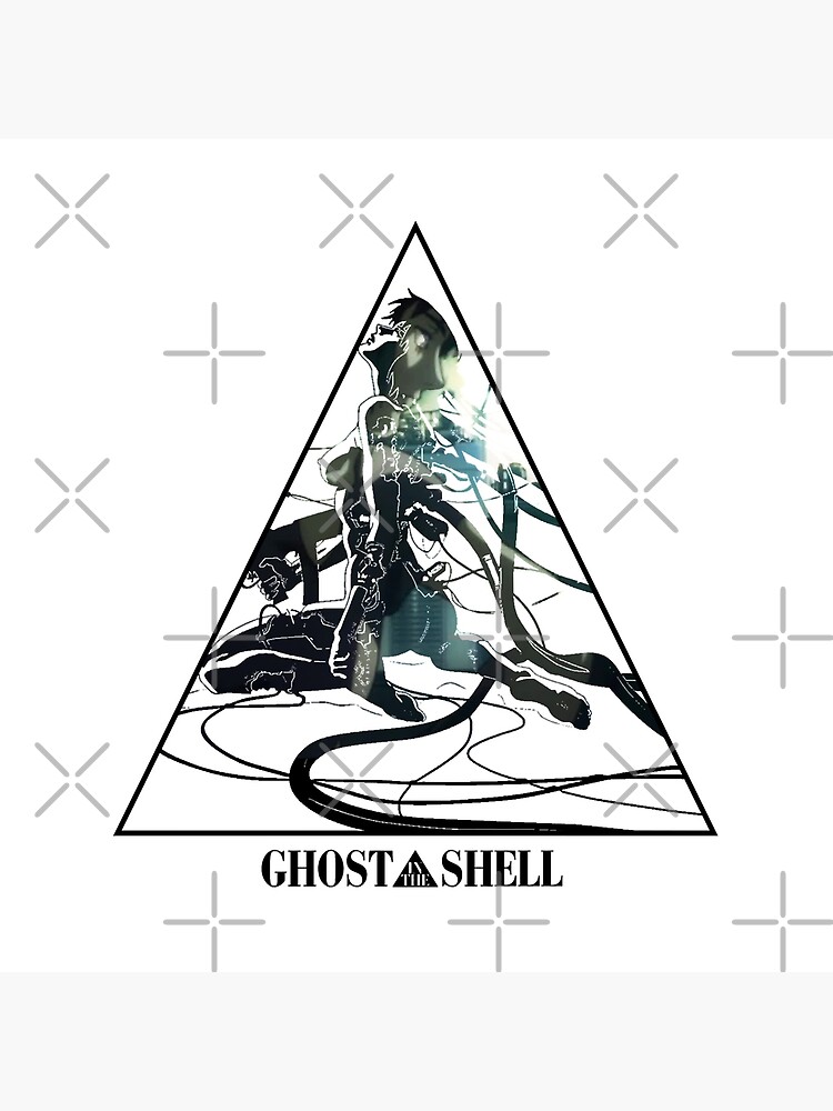 Retro Movie Ghost In The Shell Shower Curtain - Image 2