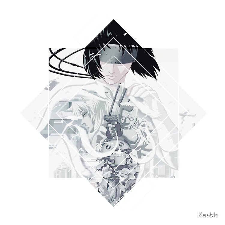 Minimalist Ghost In The Shell Poster Tote Bag - Image 2