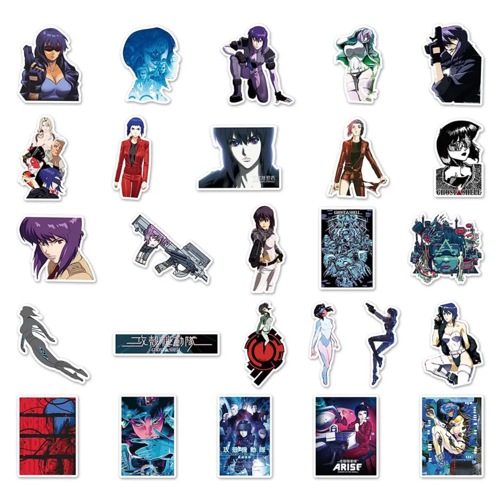 51pcs Ghost In The Shell Graffiti Sticker - Image 3