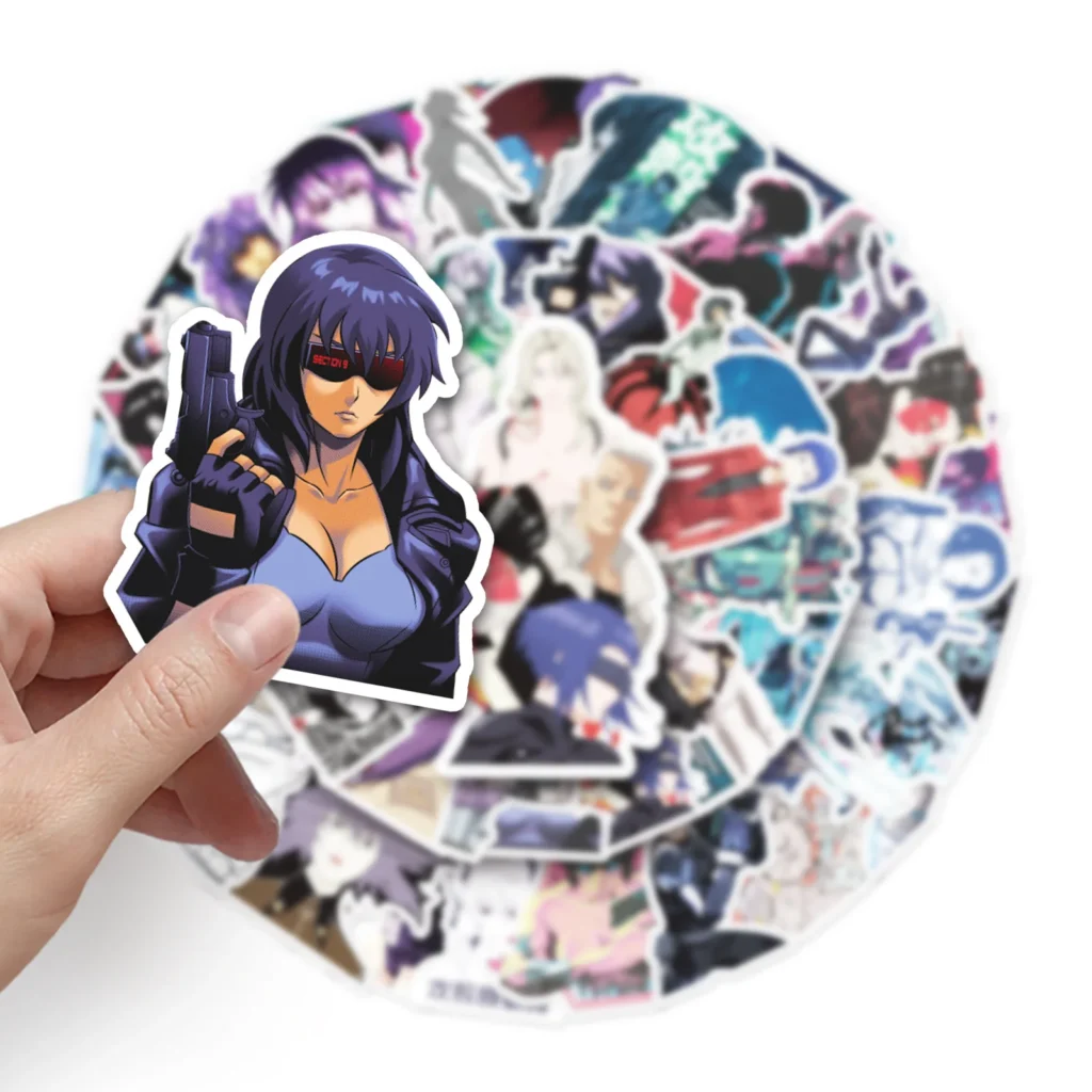 51pcs Ghost in the Shell Anime Design Sticker