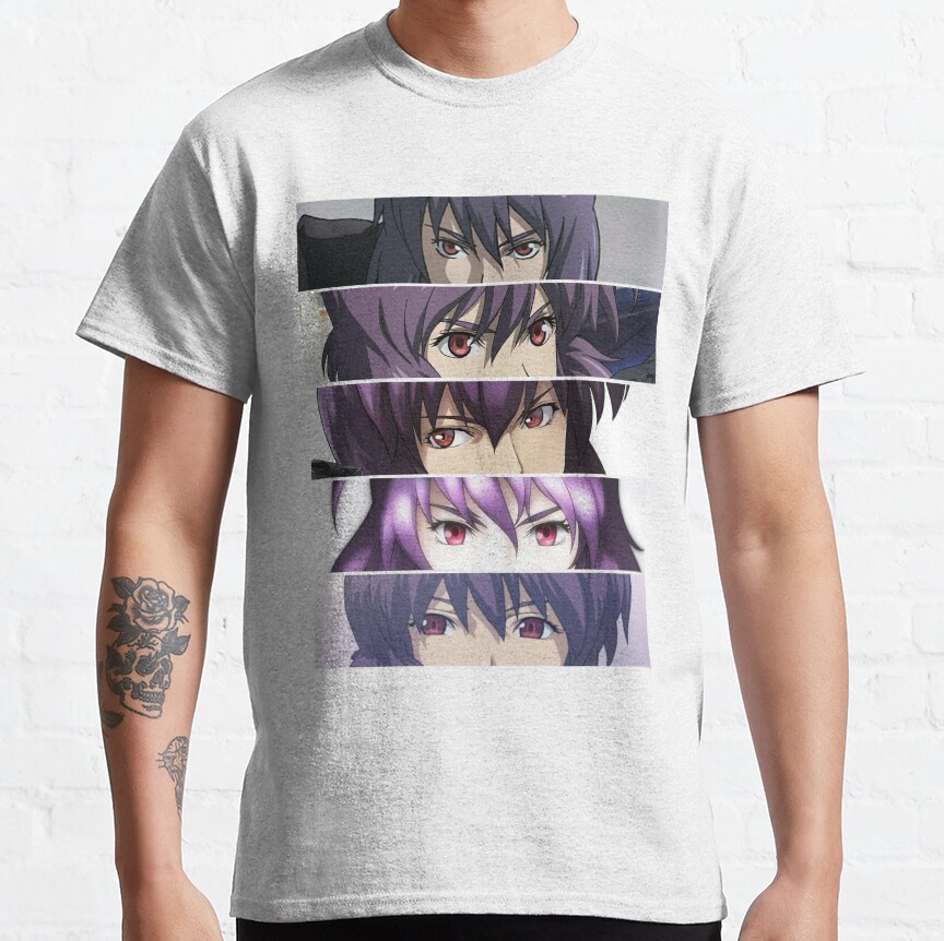 Five Eyes Akira Ghost In Shell Art T-shirt - Image 2