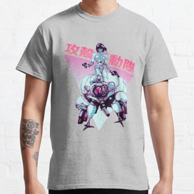 ssrcoclassic teemensheather greyfront altsquare product1000x1000.u1 28 - Ghost In The Shell Merch
