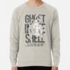 ssrcolightweight sweatshirtmensoatmeal heatherfrontsquare productx1000 bgf8f8f8 25 - Ghost In The Shell Merch