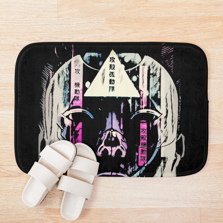 Ghost In The Shell Face Bath Mat - Image 3