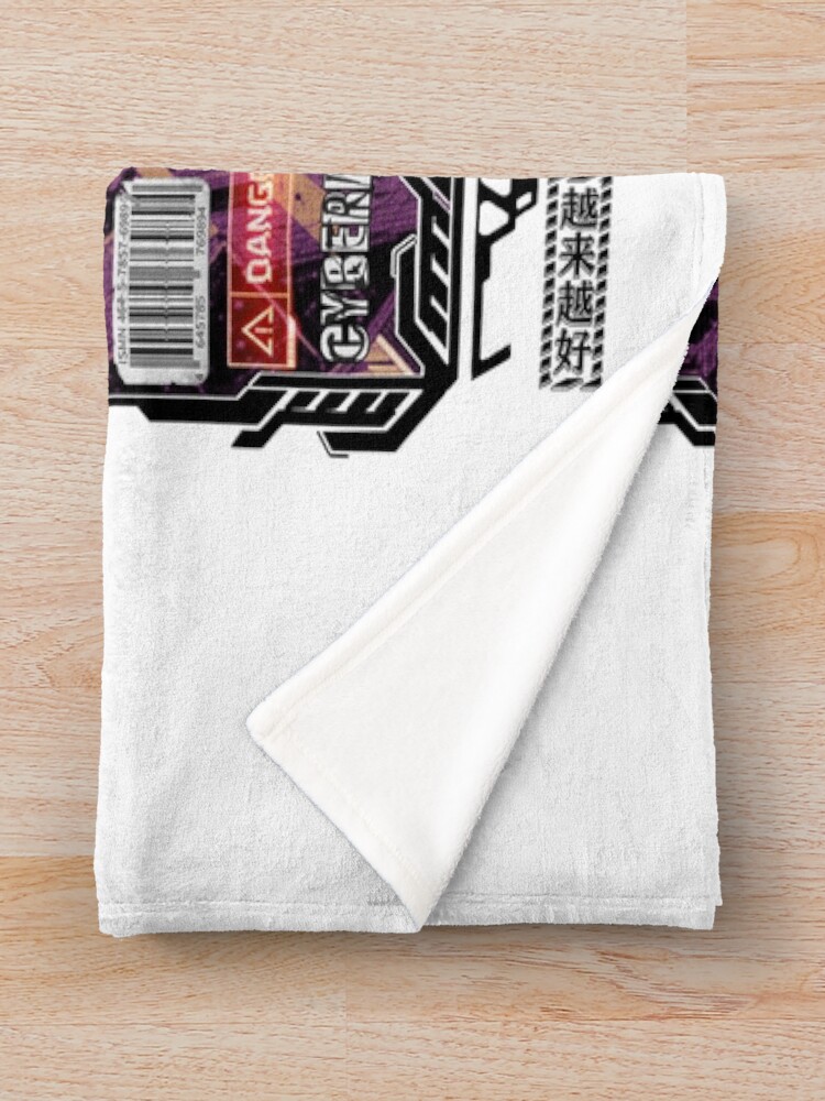 Major Motoko Kusanagi Anime Art Throw Blanket - Image 2