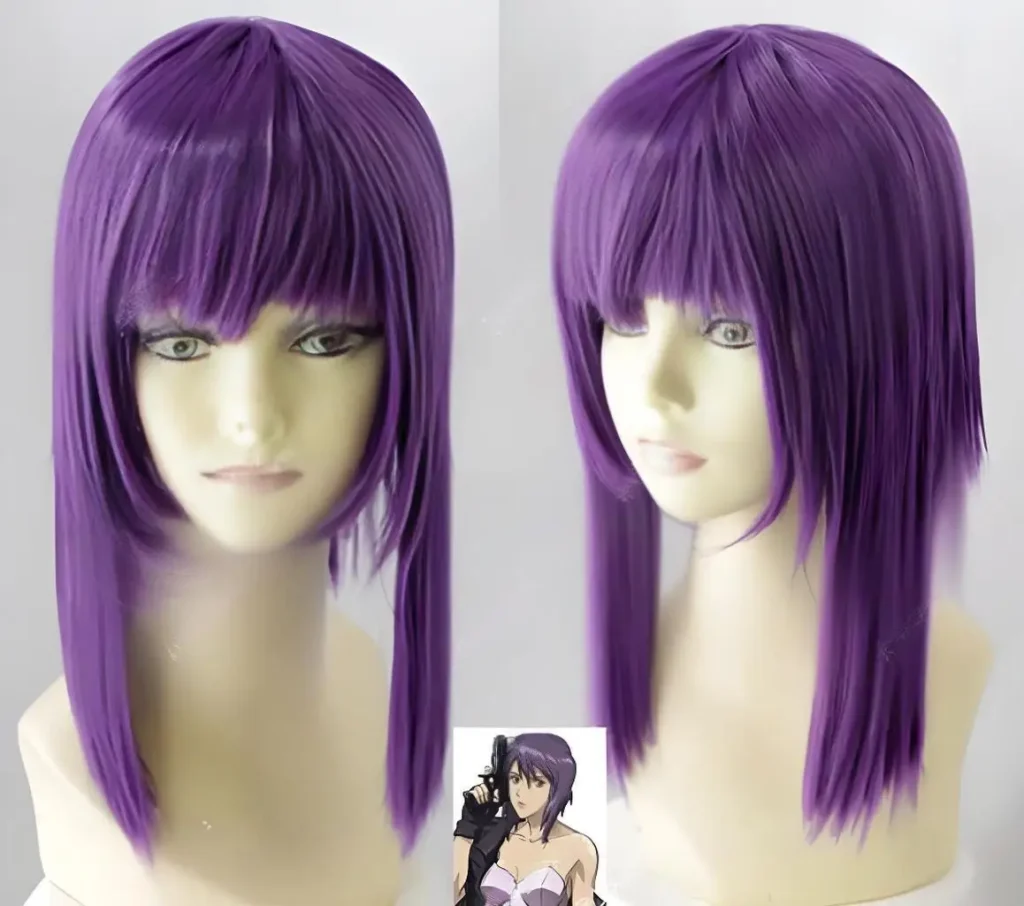 Cosplay Wig for The Ghost in the Shell Motoko Kusanagi